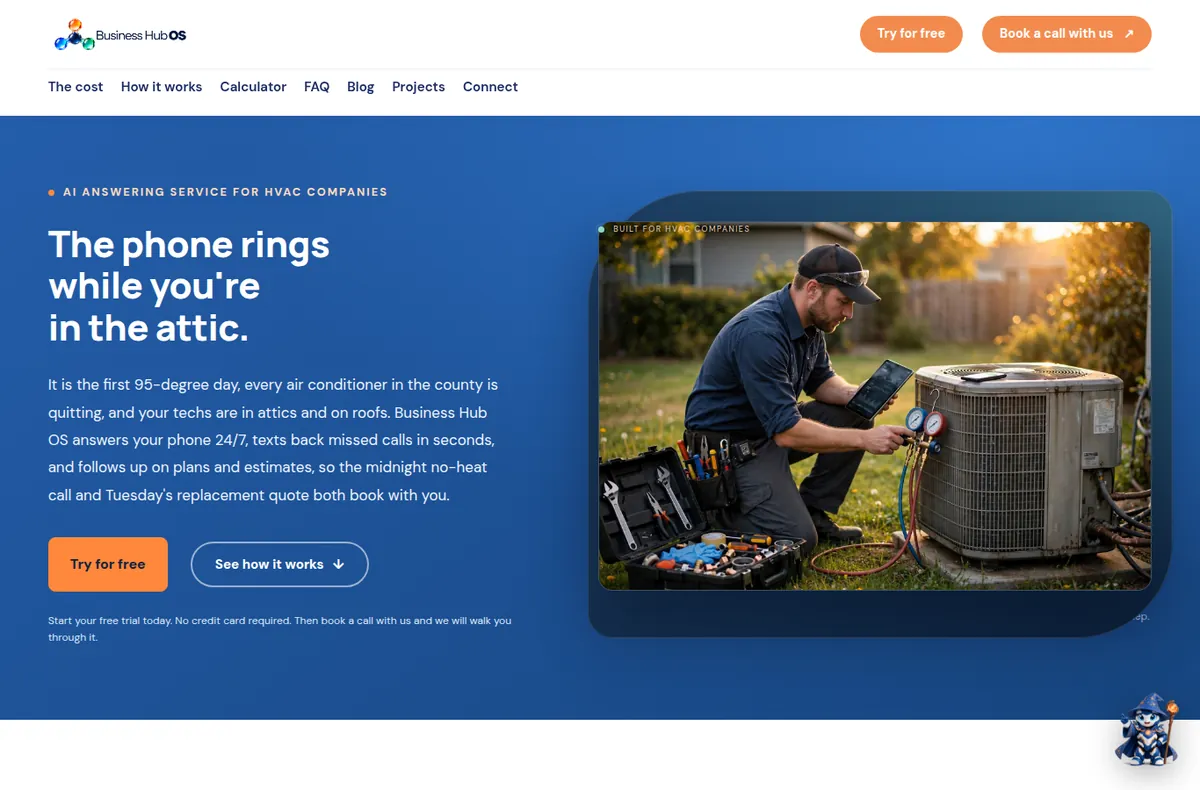 The Trades Pro design, based on a website we built
